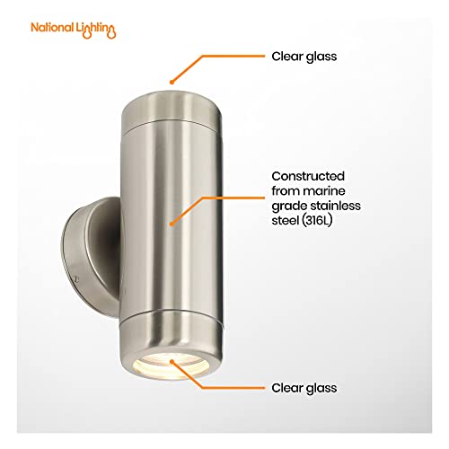 National Lighting Marine Grade Spot Lights, Outdoor Up Down Lights - Image 3