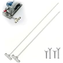 2 Pack Positioning Calipers for Precise Measurement, 23.6 Inch and 31.5 Inch Positioning Calipers for Circular Saw, Adjustable Guide Rail for Woodworking Positioning Cutting Four-Axis