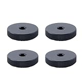 Hoite 4 Stück 1/4 Zoll Gewinde Kamera Innengewinde Rändelrad Kontermutter Adapter für Kamera zu Mikrofon Stativ Distanzmutter