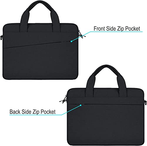 Image of Dynotrek Eiser Laptop Sleeve Messenger Hand Bag with Detachual Shoulder Strap Side Sling Handle Carrying Case Hand Bag | Detachual Shoulder Strap