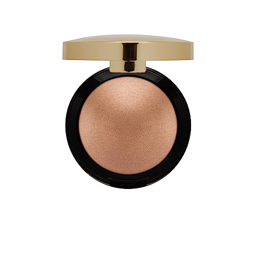 Milani Baked Highlighter (Rose Italiana) - Cruelty-Free Powder Highlighter, Highlight Face for a Shimmery or Matte Finish