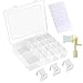 Produktbild Ylinwtech Aufbewahrungsbox für Stickgarn,100 Stück Stickgarn Spulen,4 Stück Haftnotizen,Garnwickler und Box mit 36 Fächern,Storage Box with Sewing Machine Bobbins,Basteln,DIY,Nähen,Aufbewahren