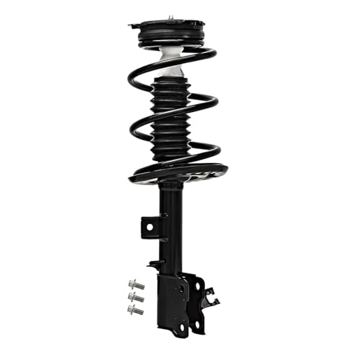 Image of Detroit Axle - 8pc Front Struts Kit for 2009 2010 2011 2012 2013 2014 Nissan Murano, 2 Struts with Coil Spring Assembly 2 Stabilizer Sway Bar Links 4 Inner Outer Tie Rods Replacement