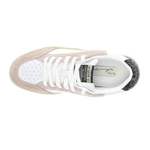 VINTAGE HAVANA Womens Quick 1 Metallic Rhinestone Slip On Sneakers Shoes Casual - Beige4