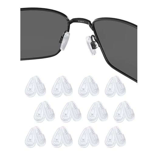 12 pares de protetores nasais de substituição para Oakley Contrail OO4147 | Óculos de sol Lizard OX5113 OX5120 | Gasser OX5087 | Interruptor de limite OX5119 OX5121 - Base rígida