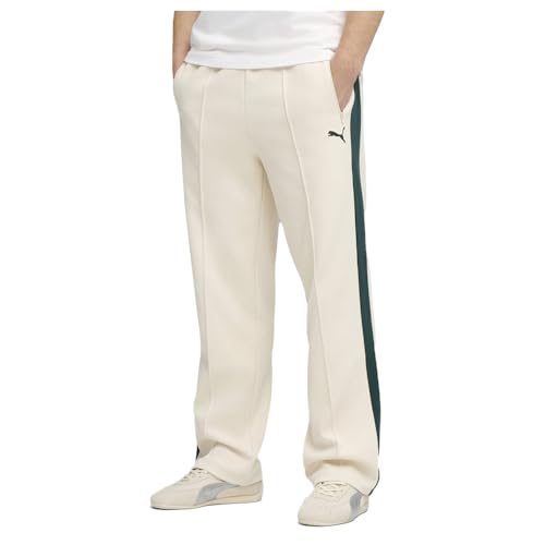 PUMA Mens T7 Relaxed Jacquard Pants Casual - White3