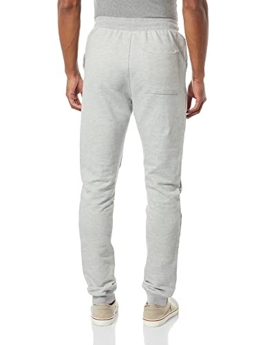 Calça moletom logo básico, Calvin Klein, masculino, Mescla, M