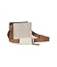 Calvin Klein Womens Bay Crossbody, Vanilla/Khaki/Caramel, One Size