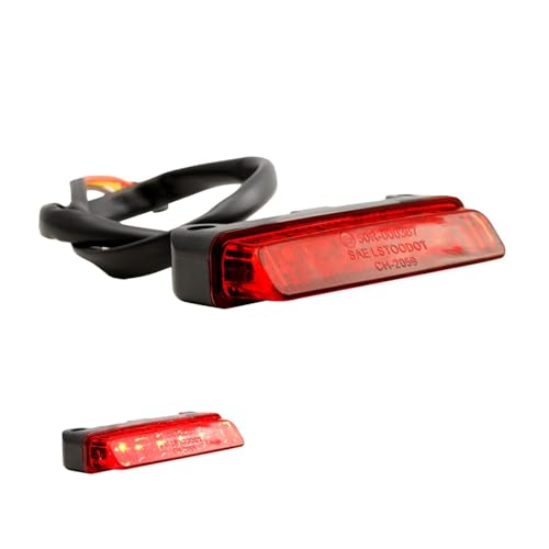 Luz trasera de freno universal para rutas nocturnas de motocross