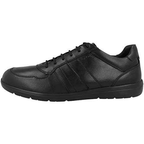 Chaussures Geox U Leitan H mocassins homme cuir premium noir confort