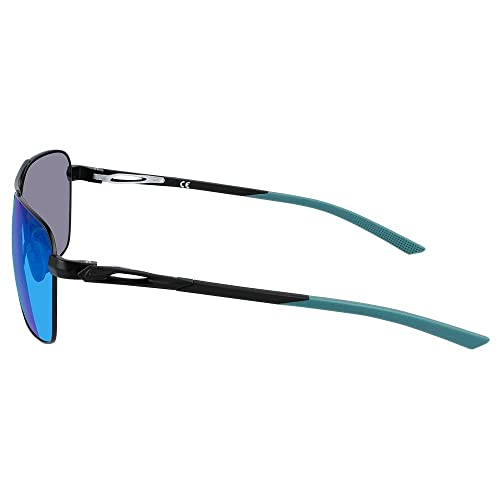Nike Club Premiere-P DQ0920 011 Sunglasses Black Polarized Blue Mirror 58mm3