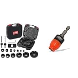 produit 1: 【COFFRET DE RANGEMENT PORTATIF】- Le scie cloche HYCHIKA est livré avec une boîte robuste pour un rangement et une organisation facile. Facile et pratique à transporter.