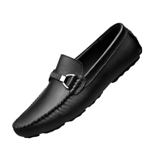Dress Shoes for Men Genuine Leather Slip-On Men's Loafers Casual Shoes Designer Moccasins for Men Trendy Comfort Footwear