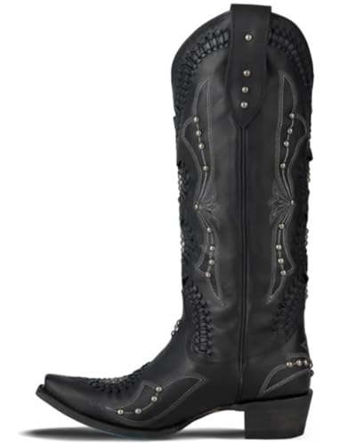 Jet Black Cossette Boot by Lane Boots3