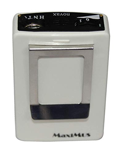 MCP Novax Maximus Very High Power Hearing Aid with 6 Channels/Volume Level Pocket Ear Machine for Severe Hearing Loss with Noise Cancellation and Sound Enhancer (White)