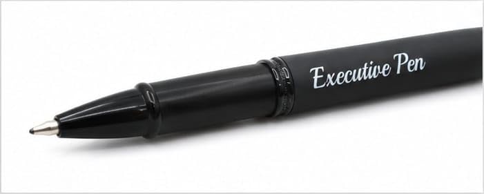 Image of Executive Pen, Matte Black Finish, Ballpoint Writing Pen