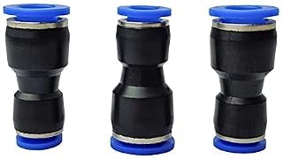 SLVC 10mm To 8mm OD,Push to Connect Straight Union Pipe Tube Reducer Fitting,Reducing Coupler Straight Pneumatic Connecto... Price In India