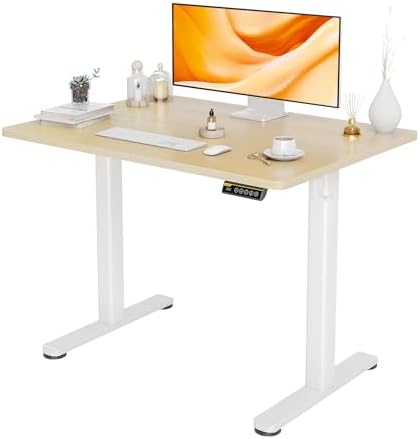 KLSMYHOKI Höhenverstellbarer Schreibtisch Mit Rollen - Stehpult 80x40cm