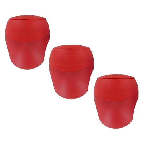 KUM AZ103.63.16-R - Anspitzer mit Behälter Pencil Pal M2, rot, 3er Multipack, Doppel-Behälterspitzer