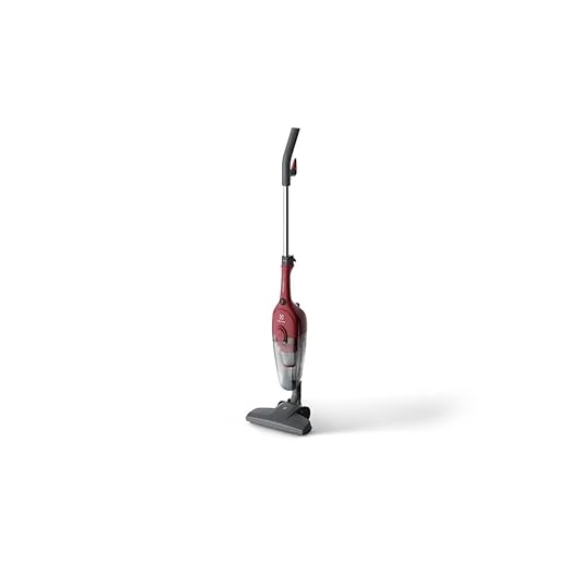 Aspirador pó vertical com fio portátil de mão 2 em 1 1100W cabo 5m capacidade 1,2L filtro HEPA Electrolux STK13 vermelho 127v