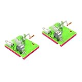 BESPORTBLE 2 Sätze Handkurbel Generator Bausatz Wissenschaftsspielzeug für Schüler DIY Modell...