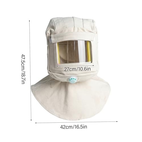 Capucha de chorro de arena resistente para una protección óptima contra polvo 7