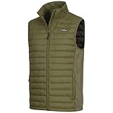 Höhenhorn Dolden - Chaleco híbrido para hombre, chaqueta acolchada deportiva, verde, M