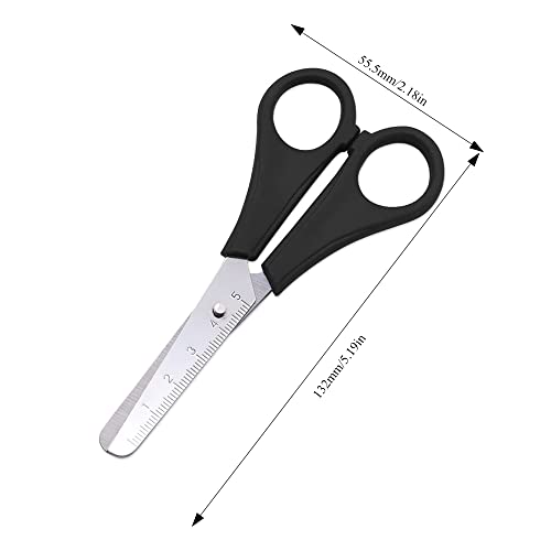 ManYing 12 Pcs Kids Safety Scissors With Blunt Tip - Preschool Craft Scissors With cm-Scale for School Art DIY Teaching Supplies - Image 2