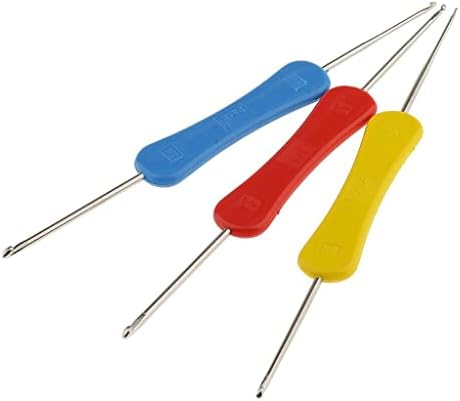 PPPHTUO 3 Mixed Knitting Double Ended Crochet Hooks DIY - 2