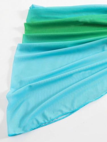 Image of ZAFUL Boho Beach Cover Ups for Women Sarong Coverups Sheer Bikini Chiffon Wraps Skirts for Swimwear