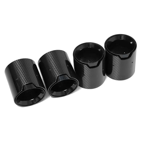 Silencieux buse en carbone noir véritable pour embouts d'échappement BMW X4M F98