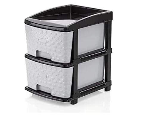 Image of Sweese 2-XL Drawer Multipurpose Drawer Plastic Modular Chest Storage Organizer Home, Office, Parlor, School, Doctors, Home and Kids(Dimension-30cmx38cmx43.30cm) (2XL)