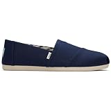 TOMS Alpargata Cotton Canvas Womens Navy Espadrilles-UK 7 / EU 40