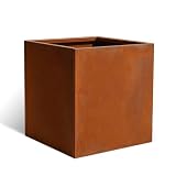 GZGNEEVL Corten Steel Planter Box 16 Inch, Square