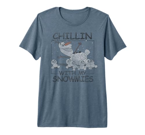 T-shirt Reine des Neiges Olaf pour enfant en coton doux imprimé