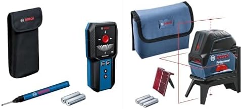 Bosch Professional Wall Scanner GMS 120-27 & Bosch Professional cross line laser GCL 2-15