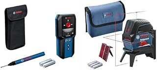 Bundle of Bosch Professional Wall Scanner GMS 120-27 Bosch Professional Laser Cross Line GCL 2-15