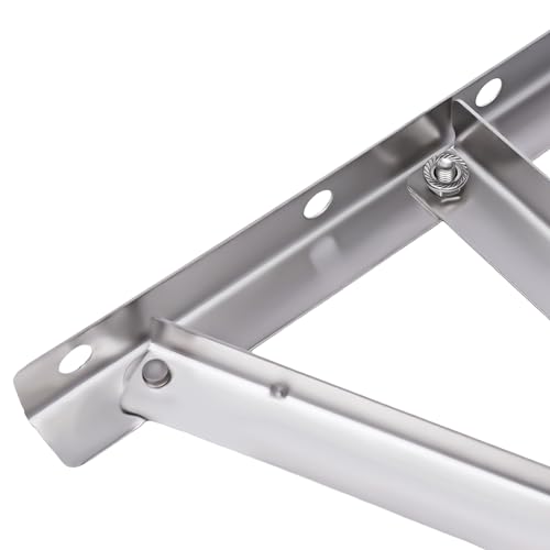 Miniatura 7 de 2 Soportes De Pared Para Aire Acondicionado, Capacidad De Carga De 200 Kg, Aire Acondicionado, Unidad Exterior, Soporte De Pared De Acero Inoxidable