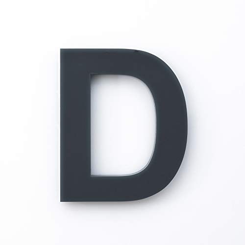Meinplexi Letra acrílica B-D-15, color antracita RAL: 7016 Cover