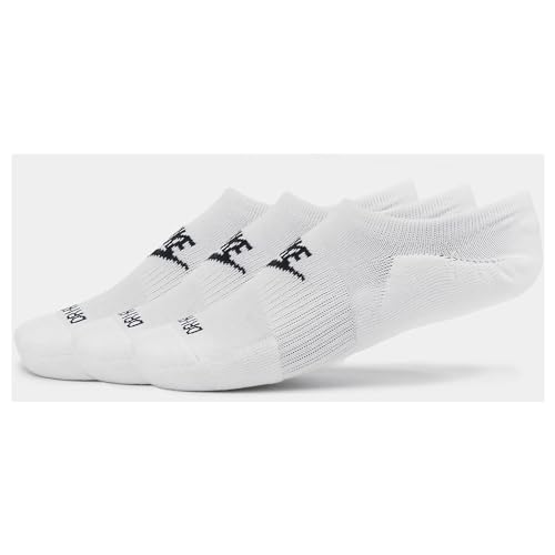 Nike Everyday Plus Cushioned Footie Socks White | Black Large2