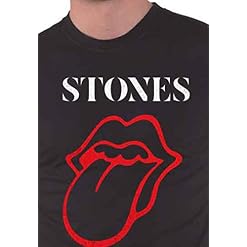 The Rolling Stones T Shirt Sixty Classic Vintage Tongue Nouveau Officiel Homme - Les Beatles, Paul McCartney, John Lennon, RIngo Starr, George Harrison The Rolling Stones T Shirt Sixty Classic Vintage Tongue Nouveau Officiel Homme – Image 3