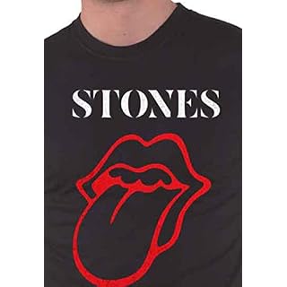 The Rolling Stones T Shirt Sixty Classic Vintage Tongue Nouveau Officiel Homme - Les Beatles, Paul McCartney, John Lennon, RIngo Starr, George Harrison The Rolling Stones T Shirt Sixty Classic Vintage Tongue Nouveau Officiel Homme – Image 3