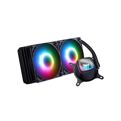 玄人志向 オールインワン 水冷 CPUクーラー ARGB LEDモデル 120mm PWMファン×2 ASETEK製ラジエーター搭載 KURO-AIOWC240L/V2 玄人志向 オールインワン 水冷 CPUクーラー ARGB LEDモデル 120mm PWMファン×2 ASETEK製ラジエーター搭載 KURO-AIOWC240L/V2