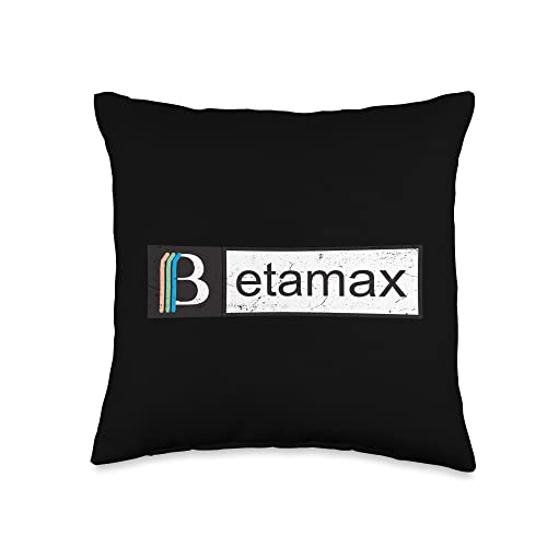 Betamax Video Home System VCR nostalgia Throw Pillow
