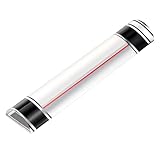 Visibilité Texte Améliorée: Grâce à sa capacité de mesure précise et de grossissement fiable, la règle loupe optimise la précision artisanale via sa bande de référence rouge une lisibilité claire des textes pendant la broderie ou la relecture de notes manuscrites