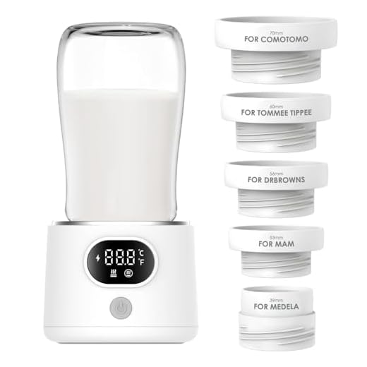 DrBash Portable Bottle Warmer for Travel, Leak-Proof Travel Baby Bottle Warmer with Fast Heating for Breastmilk, Safety Material Baby Bottle Warmer for Dr. Brown, Medela, Tommee Tippee, ComoTomo,