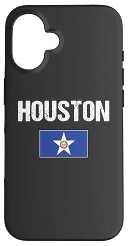 ヒューストン テキサス アメリカ合衆国 アメリカ ヒューストンの旗 スマホケース iPhone 16 用