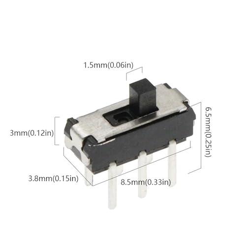 Mini interruptor deslizante DIP 2P2T para un control de circuitos preciso y sin fallos 5