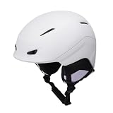 VGEBY VGEBY Skihelm für Erwachsene, verstellbar mit herausnehmbaren Innenschuhen, Belüftungssystem für sicheren und bequemen Schneesport (L) (L)
