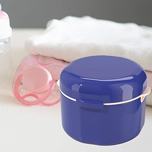 Recipiente Dentes Falsos - Caixa de copo de caixa de banho de dentadura | Cuidados de limpeza do rec